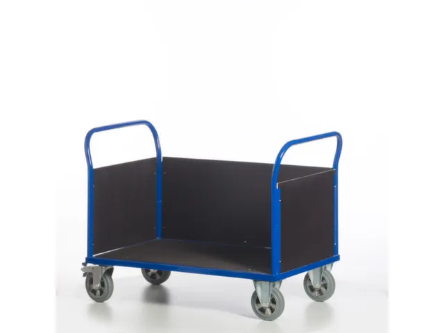 Chariot À 3Ridelles,Force 1200Kg,Panneau Plaque De Contreplaqué