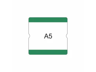 beschrijfbare hoes,markering HxB 216x231mm,PVC,groen - 2