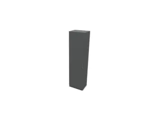 kantoorkast,HxBxD 2225x600x445mm,MS-donkergrijs - 1