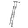verrijdbare stellingladder,balk L 1,7m,v. H tot 1,9m,6,treden