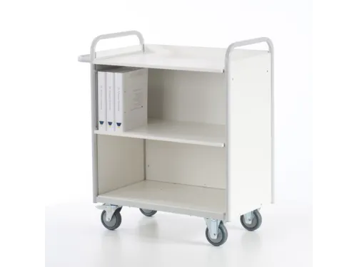Dossierwagen 150kg 3 Etages H 1070mm 800x490mm Ral7035