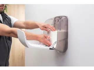 Handdoekdispenser Katrin 88966 klein zwart - 9