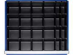 indelingsset,24vakken,v. lade BxD 680x560mm,front H 120-360mm