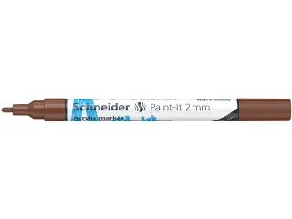 Acrylmarker Schneider Paint-It 310 2mm bruin - 5