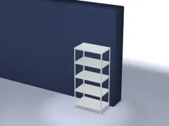 magazijnstelling,grondveld,HxBxD 2000x1000x600mm,vaklast 200kg