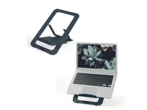Laptopstandaard Leitz Ergo Aluminium plat verstelbaar