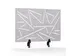 Ecran de séparation acoustique motif découpé 60x75cm Gris clair