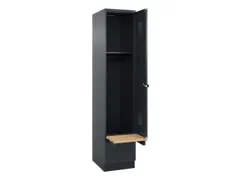 locker met bank,HxBxD 1950x400x815mm,1vak,vak B 400mm,draaigrendel