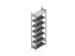 rayonnage pour classeurs,rayonnage départ,HxlxP 2350x810x335mm