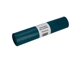 Afvalzak Cleaninq 70x110cm LDPE recycled T70 120 Liter blauw - 2