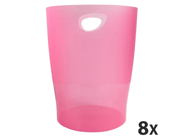 ECOBIN Papiermand 15 L framboos transp