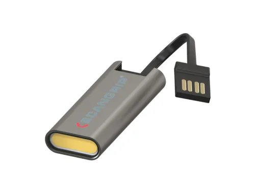 sleutelhangerlamp,LED,7,5-75lumen,USB-laadkabel,straalhoek 110 °,accu