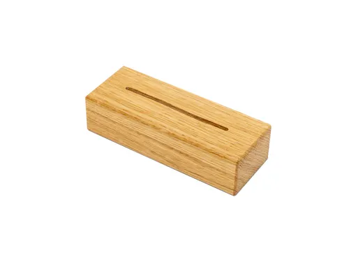 Menukaarthouder IEZZY T tafeldisplay A4 hout