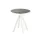 bistrotafel,HxØ 730x700mm,rond,4voeten wit,blad HPL Galaxy Marble