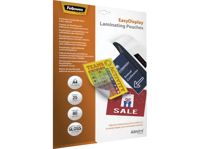 Admire lamineerhoes EasyDisplay 80 A4 25 stuks