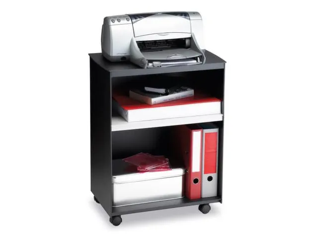 transportwagen,HxBxD 699x545x335mm,2vakken,romp grijs/zwart