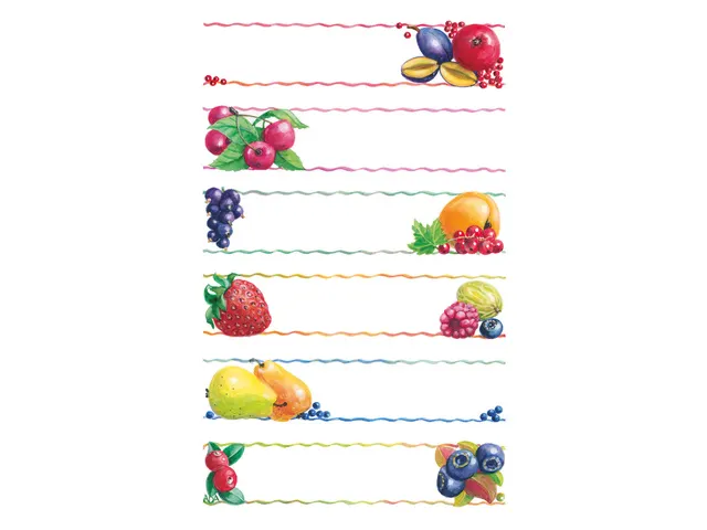 huishoudetiket Z-design Home pakje a 3 vel fruit