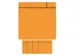 Aimant Scrum 75mmx75mm orange 5 pièces