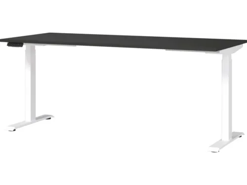 Elektrisch ihv bureau,HxBxD 720-1200x1800x800mm,blad grafiet