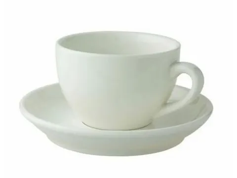 Kop en Schotel Palmer Robusta 18cl OffWhite 12 stuks