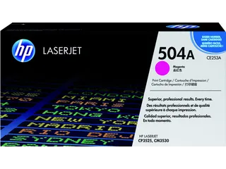 HP CE253A 504A Toner Magenta 7.000 Pagina's Origineel - 1