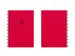 Schrift Adoc Business A4 lijn 144 pagina's 90gr rood