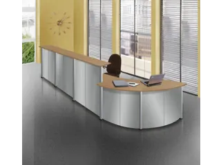 Balieprogramma Genua Basiselement Staal 1150x1160x700mm Beuken Decor - 3