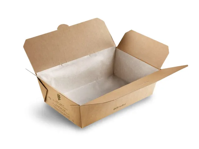 Boîte-repas Fonkels GO!mealbox 2000ml marron 23x14x7,4cm 80pces