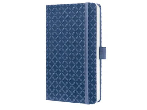 Notitieboek Sigel Jolie Flair A6 hardcover gelinieerd Indigo blauw