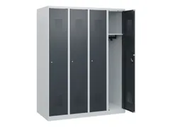 schoollocker,HxBxD 1530x1200x500mm,4vak,vak B 300mm,cil.-slot