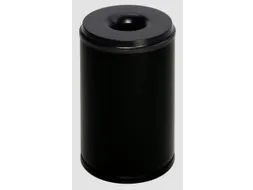 prullenmand zelfblussend 50 liter HxØ 520x375mm kop zwart