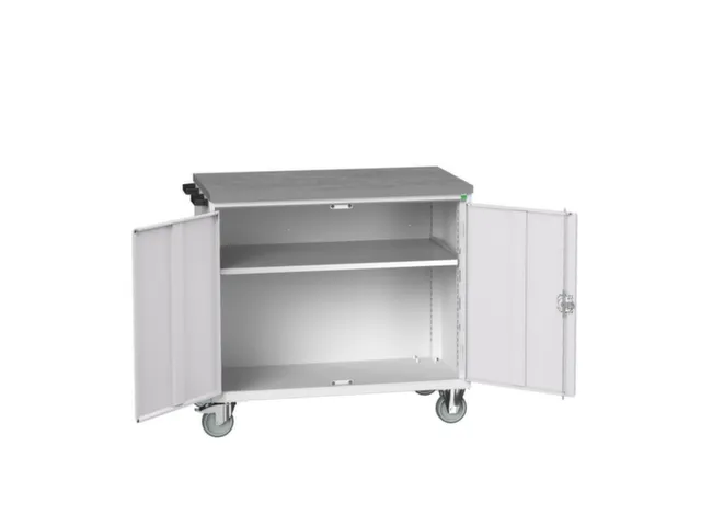 établi roulant HxlxP 980x1050x600mm plateau linoléum