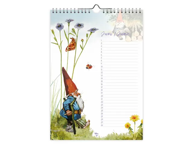 Verjaardagskalender Rien Poortvliet Kabouter A4