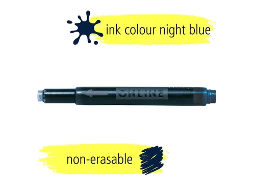 Inktpatroon Online Kombi nachtblauw doos à 5 stuks