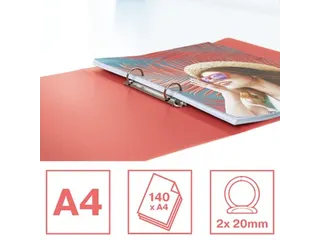 Colour'Breeze ringmap 2 ringen PP A4 koraal - 3