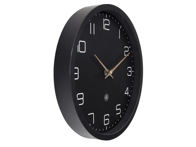 Wandklok nXt ECO 30cm zwart