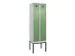 locker voor scheiding van kleding,HxBxD 2120x600x500mm,2vak