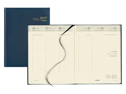 Agenda 2027 Brepols Timing Lima 7dagen/2pagina's zestalig blauw