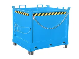 klapbodemcontainer,HxLxB 1145x1040x1245mm,1m³,hijsogen,vorksloffen
