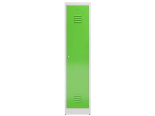 garderobekast 1800x415x500mm 1vak klink sokkel romp RAL7035 RAL6018