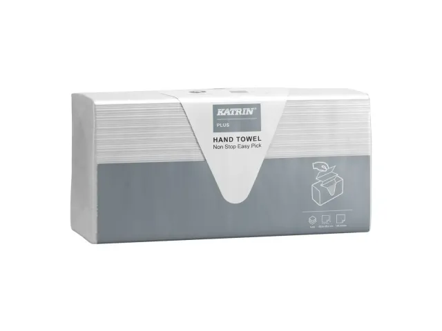 Handdoek Katrin Plus z-vouw 3-laags 203x255mm wit