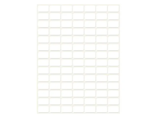 Etiket Avery Zweckform 3311 16x9mm wit 2646stuks