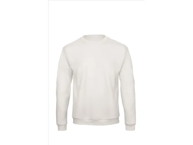 B&C ID.202 sweater, wit, maat 3XL, per stuk