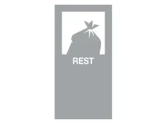 Magneetsticker Rest BE