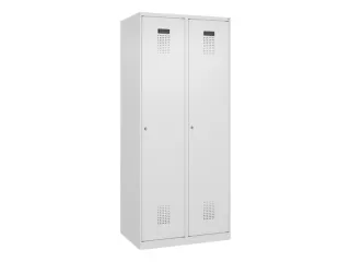 locker,HxBxD 1850x800x500mm,2vak,vak B 400mm,cil.-slot,staand op vloer - 3