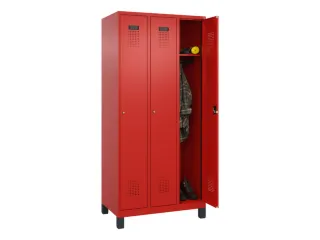 locker,HxBxD 1950x900x500mm,3vak,vak B 300mm,cil.-slot,voeten - 1