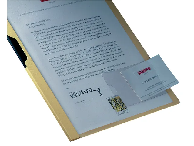 Etikethouder Durable pocketfix 75x18mm zelfklevend