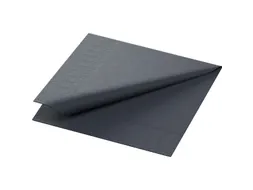 Duni Servet 24x24cm 2 laags Zwart 8x300 stuks