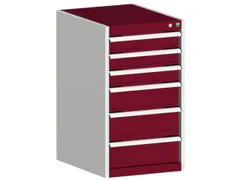 ladekast HxBxD 900x525x525mm 6laden romp RAL7035 front RAL3004