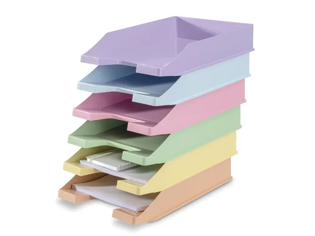 Brievenbak HAN A4 standaard plastic pastel roze